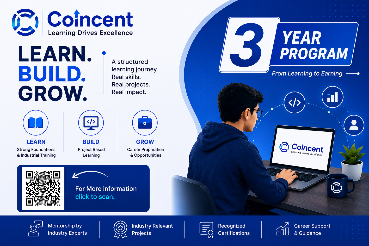 How the Coincent 3-Year Program Makes Structured Learning More Effective Than Random Online Courses